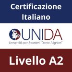 Certificazione Ce.Co.L. A2 lingua italiana riconosciuta UNIDA con partner ufficiale Studios Form SRLS