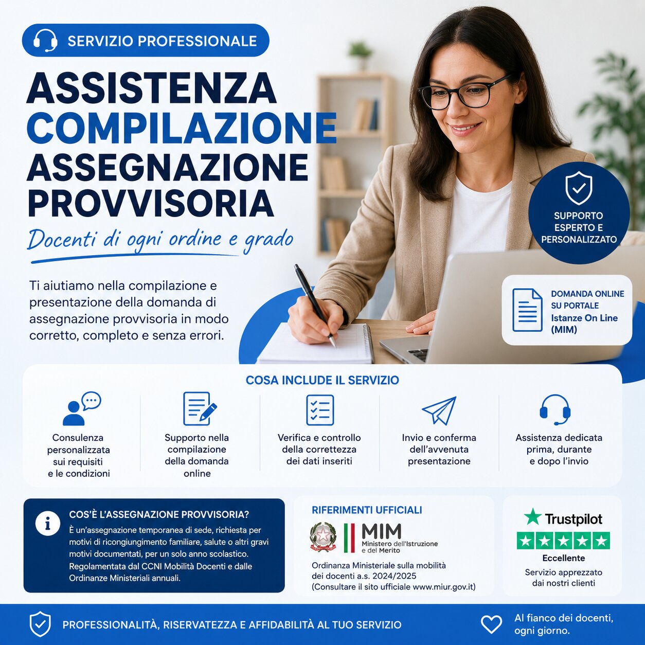 Compilazione assegnazione provvisoria Assistenza compilazione assegnazione provvisoria - immagine 1